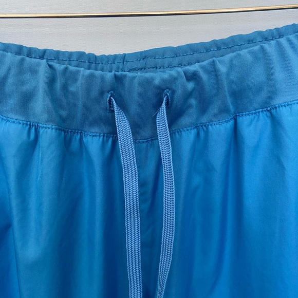 Danskin Now Track Pant M 8-10 Cabana Blue Trim Elastic Waist Ankles Zip Pocket - Picture 3 of 10